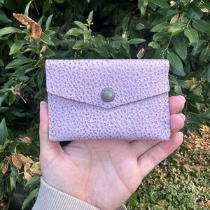 BNNU: Mini Envelope Wallet in Lilac (Portland Leather Goods)